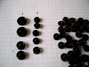 Кнопки бельевые пришивные черные ( металл)