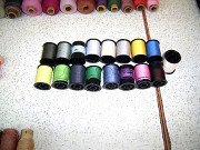 Нитки швейные - 18 катушек