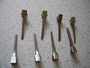 Основа для заколки - автомат (металл) - 8 шт