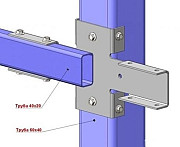 Металлический каркас для забора