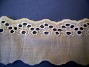 Тесьма с вышивкой Ришелье хлопок из СССР - лот 4