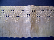 Тесьма с вышивкой Ришелье хлопок из СССР - лот 2