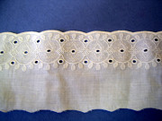 Тесьма с вышивкой Ришелье хлопок из СССР - лот 1