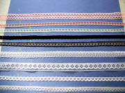 Кружево узкое белое и цветное из СССР