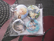 Значки на рюкзак аниме 44 мм