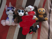 Игрушки мягкие 13-18 см.