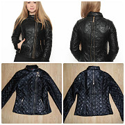 Куртка косуха новая женская черная экокожа