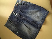 Новая джинсовая юбка для девочки р. 152