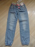 Джинсы летние для девочки, р.128